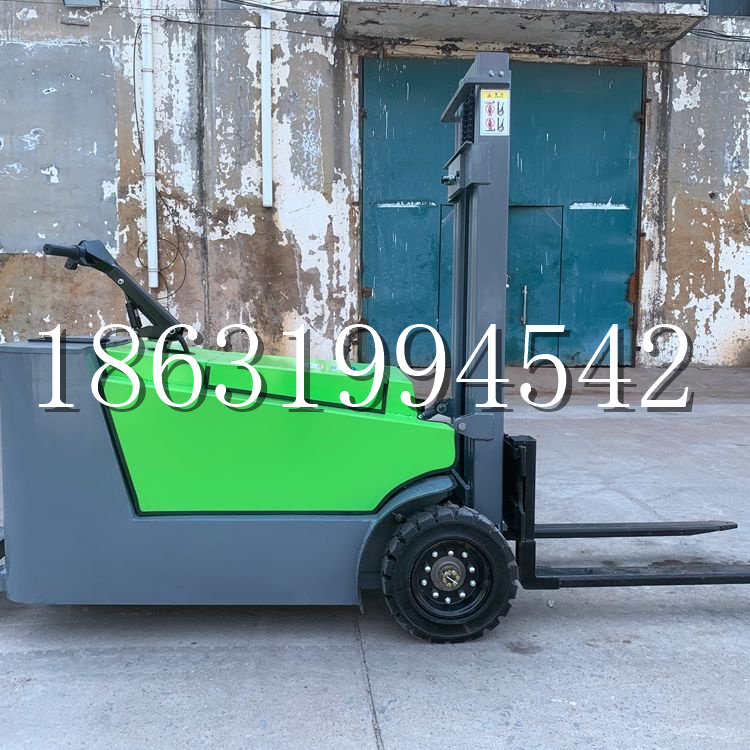 改则县小型电动叉车1吨2吨步行站驾式电瓶堆高充电装卸车液压升降车铲车